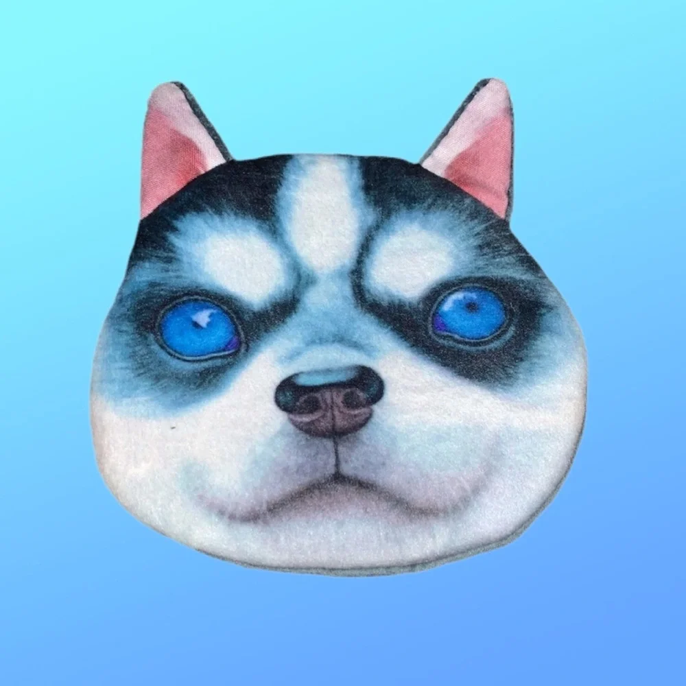 BLUE EYED HUSKY COIN PURSE